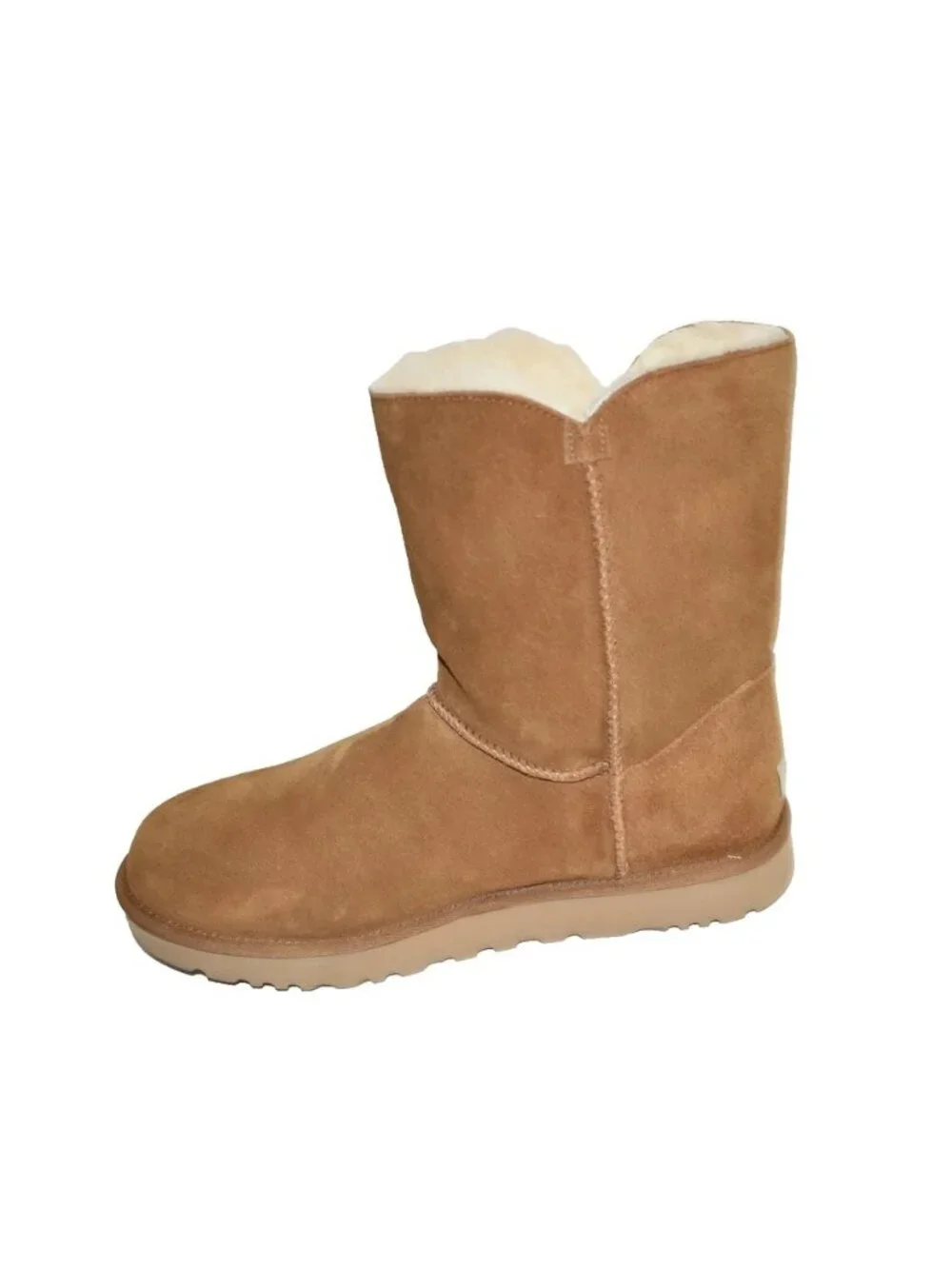 New Ugg Marciela II Genuine Shearling Chestnut Suede Boot 11 1104375 DD23 Z